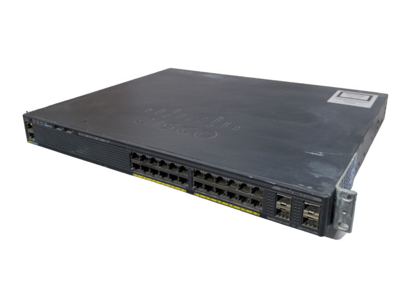 Cisco WS-C2960X-24PS-L, 24-Port Gigabit PoE+ 370W Switch, 4x SFP, READ