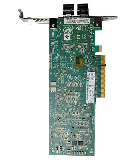 Qlogic QLE2672 16Gb Dual Port SFP+ FC HBA Server Card w/ SFPs, Full height _