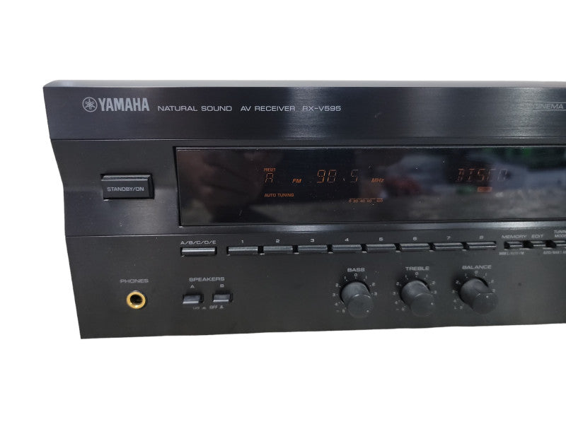 YAMAHA RX-V595 NATURAL SOUND STEREO RECEIVER W/ Remote