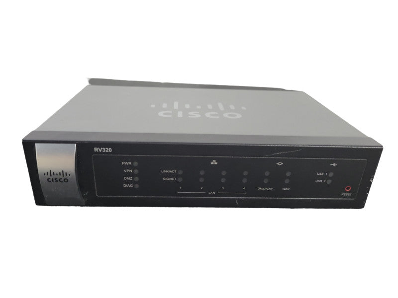 Cisco RV320 Dual Gigabit WAN VPN Router - Black !