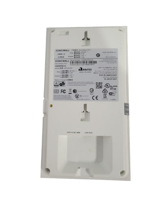 SonicWall SonicWave 231c 802.11ac Wave 2 2x2 MU-MIMO WAP !