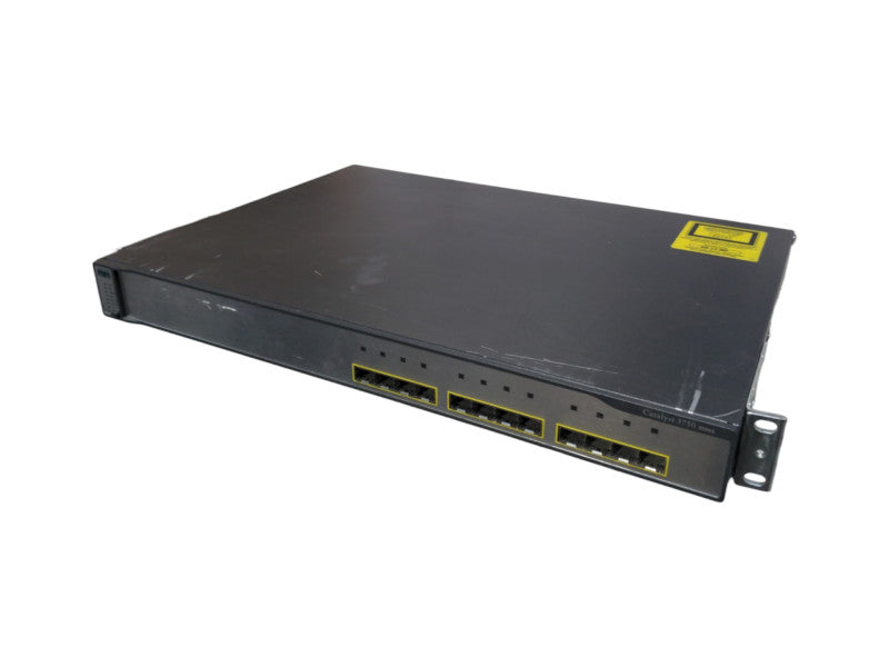 Cisco WS-C3750G-12S-E 12-Port SFP Gigabit Network Switch