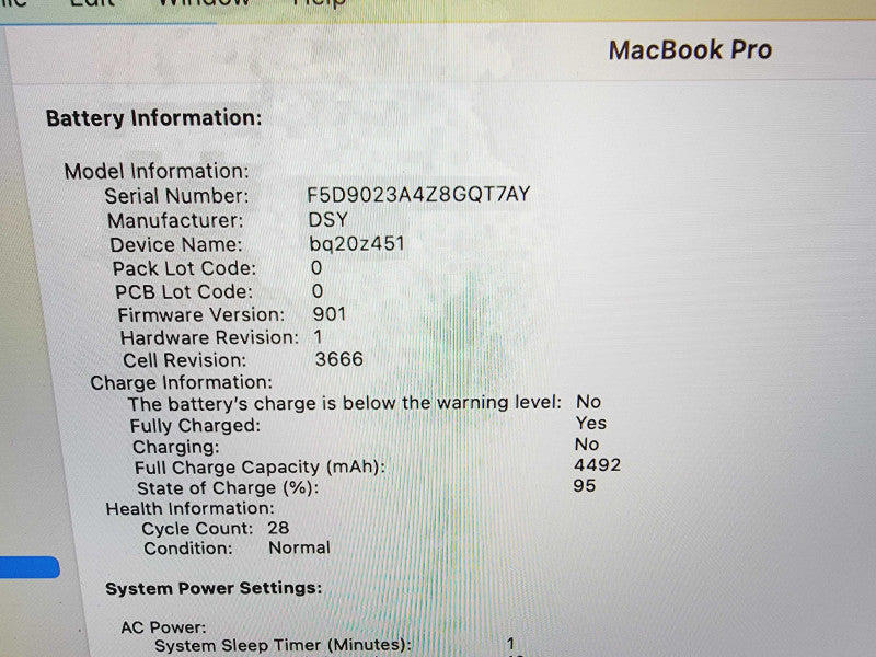 Apple Macbook Pro 2017 13\\" 2-Core i5-7360U @ 2.3GHz 16GB DDR3 512GB SSD (