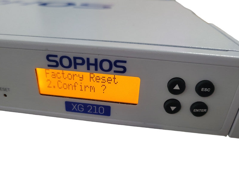 Sophos XG 210 | 6-Port Firewall VPN Network Security Appliance Rev 2 | Factor !