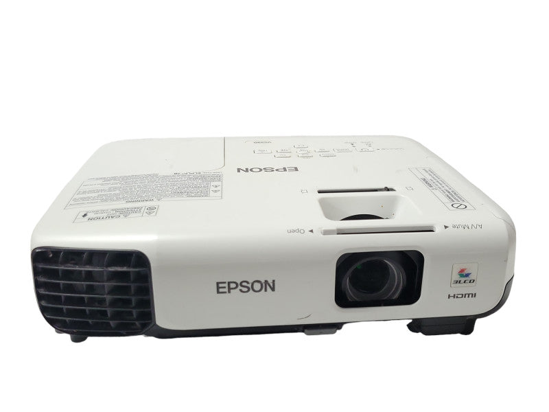 Epson VS330 H555A Portable LCD Projector 932 Hours Lamp, No Remote _