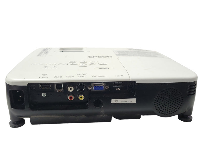 Epson VS330 H555A Portable LCD Projector 932 Hours Lamp, No Remote _