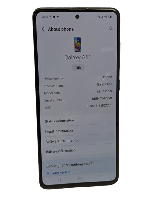 Samsung Galaxy A51 SM-A515W 64GB UNLOCKED  -