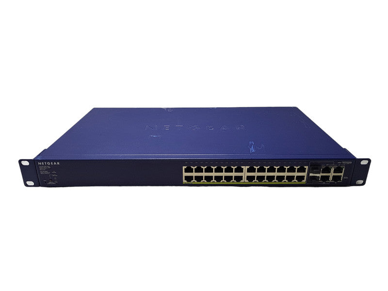 Netgear ProSafe 24+4 Smart Switch with PoE FS728TP with Rack Mount Ears Q$