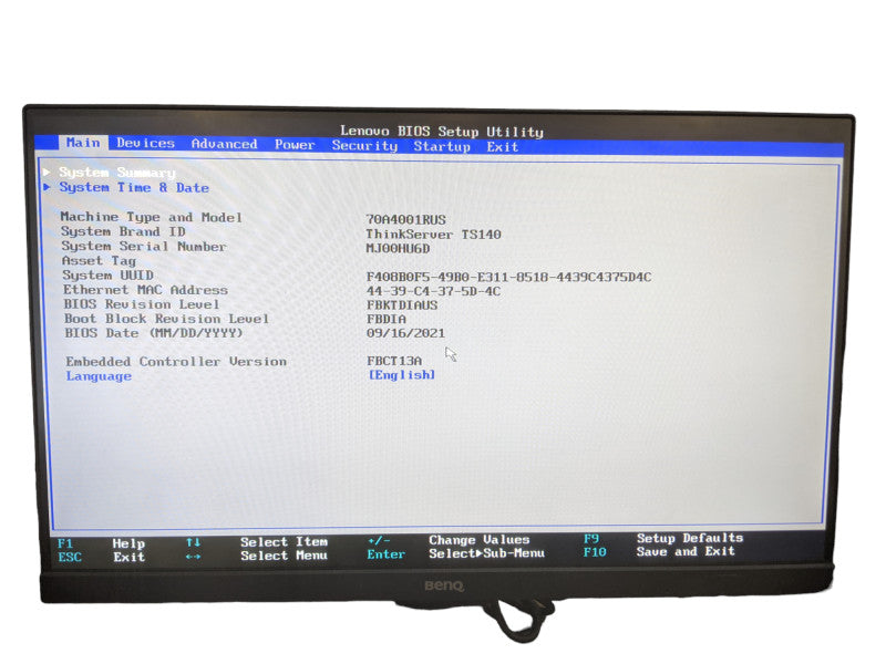 Lenovo ThinkServer TS140 | Xeon E3-1225v3 | 8GB DDR3 | No HDD