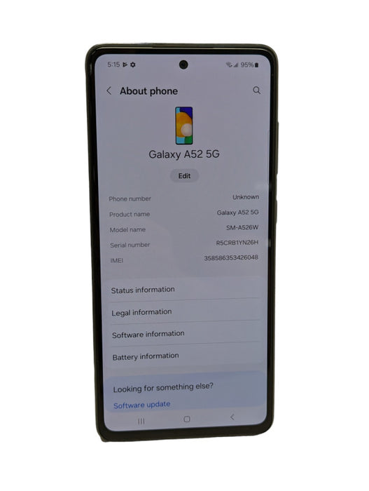 Samsung Galaxy A52 5G 128GB SM-A526W Unlocked  -