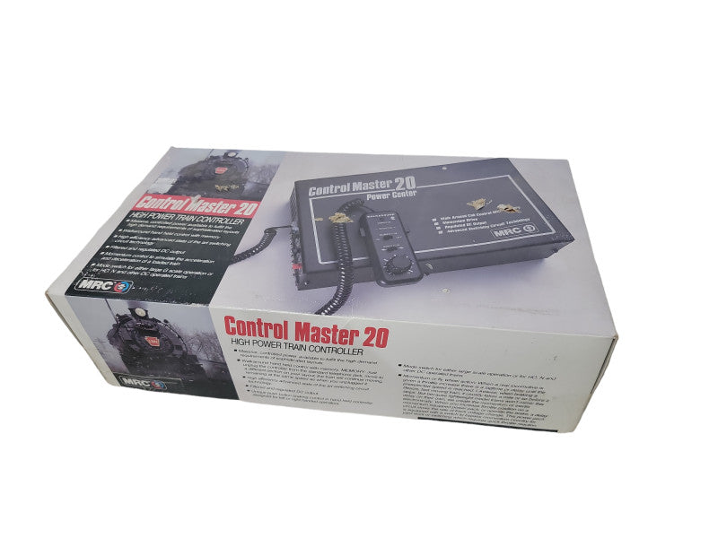 Vintage MRC Control Master 20 Power Center Transformer w/Walk Around Control G, HO, N