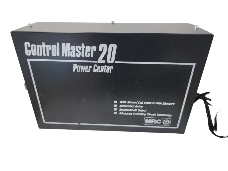 Vintage MRC Control Master 20 Power Center Transformer w/Walk Around Control G, HO, N