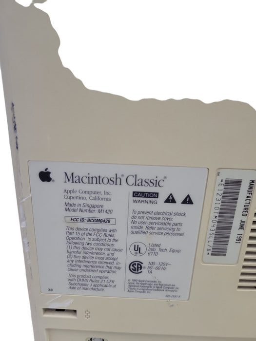 Macintosh Classic (READ)  %