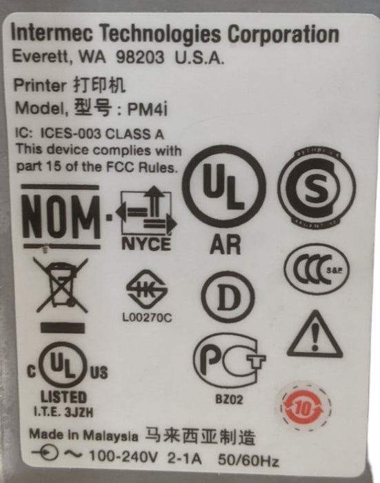 Intermec PM4i Thermal Label Printer - with 1x Label Roll