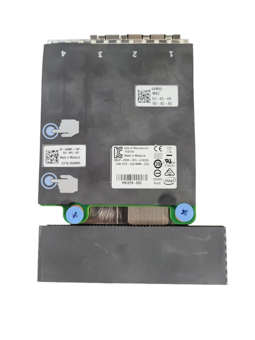 DELL 68M95 INTEL X710 QUAD PORT 10GB DA/SFP+ ETHERNET NETWORK DAUGHTER CARD !