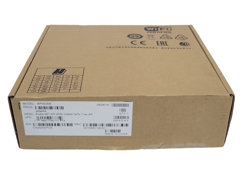 Open-Box ARUBA IAP-305-RW JX945A 802.11ac AC1600 Wireless Access Point _