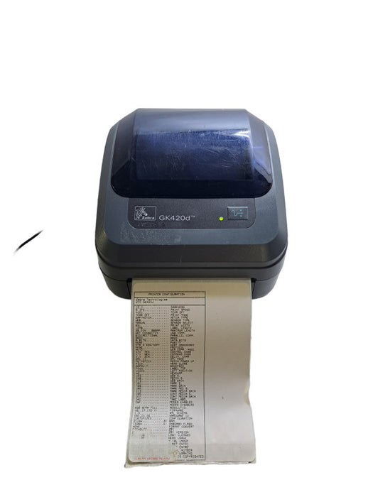 Zebra GK420d Direct Thermal Barcode Label Printer | Tested