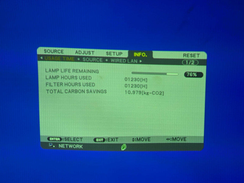 NEC NP-M260X LCD Projectpr XGA 2000:1 2600 Lumens, Lamp Hours: 1230Hrs