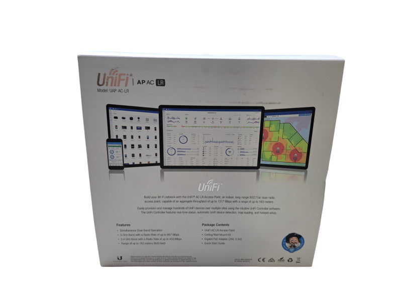 New Open Box | Ubiquiti UniFi UAP-AC-LR Long Range Wireless AC Access Point
