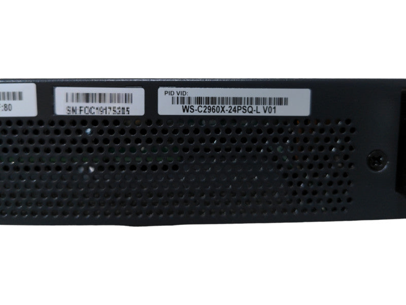 CISCO WS-C2960X-24PSQ-L CISCO 2960-X 24-PORT GBE POE+ SWITCH
