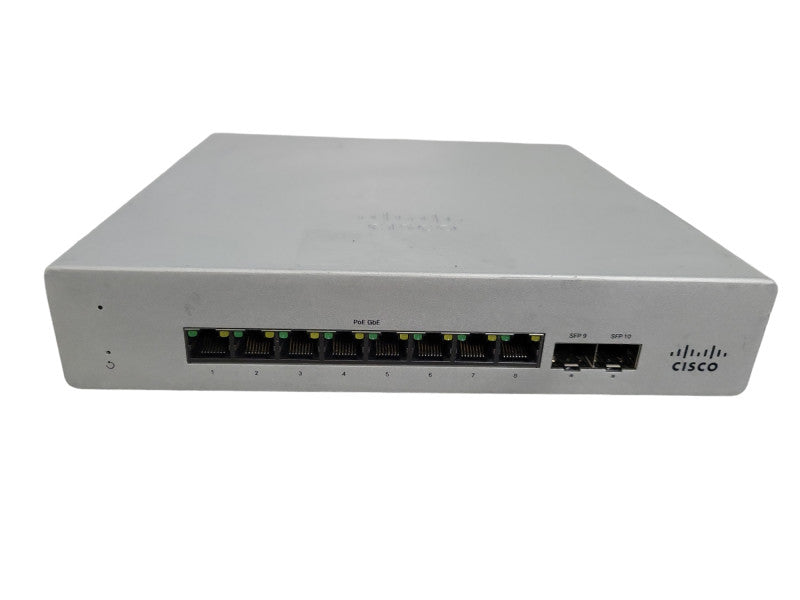 Cisco MS120-8FP | 10-Port Gigabit PoE Managed Ethernet Switch *UNCLAIMED !