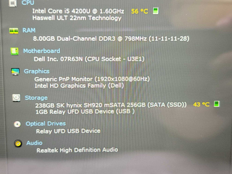 Dell XPS 13 9333| i5-4200U| 8GB DDR3| 256GB SSD TOUCH  Î² BudLap