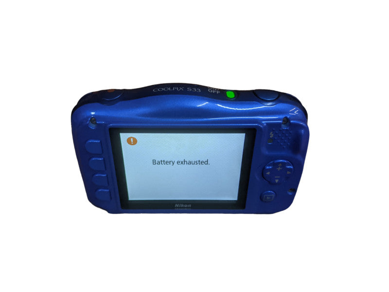 Nikon COOLPIX S33 Waterproof Shockproof Digital Camera *READ*