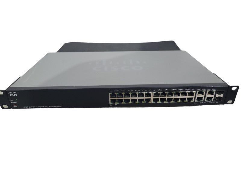 Cisco SF300-24PP-K9 24-Port 10/100 PoE+ Managed Network Switch !