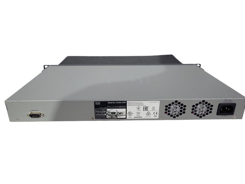 Cisco SF300-24PP-K9 24-Port 10/100 PoE+ Managed Network Switch !