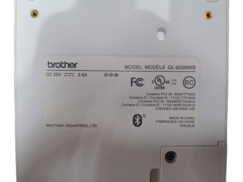 Brother QL-820NWB High-Speed Label Printer, READ