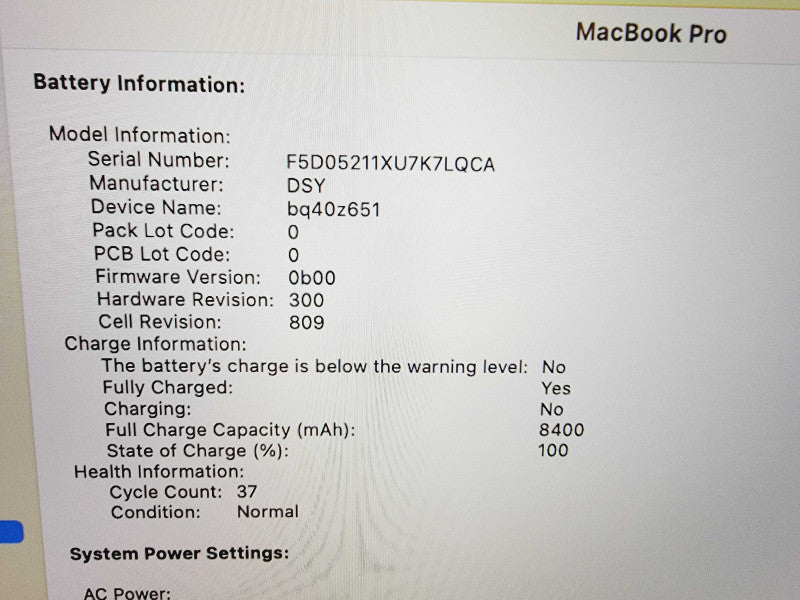Apple Macbook Pro 2019 16\\" 8-Core i9-9980HK @ 2.4GHz 64GB DDR4 1TB SSD Radeon Pro 5500M 8GB (