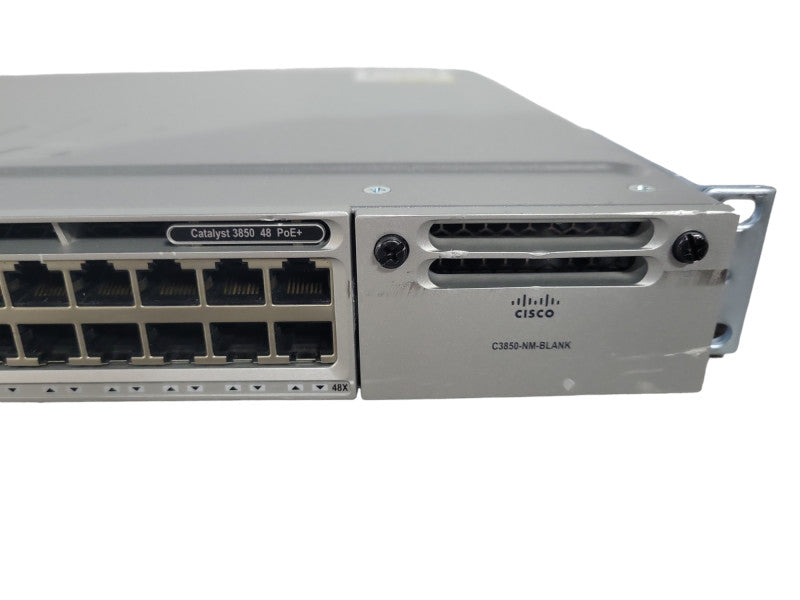 Cisco WS-C3850-48F-S | 48-Port Gigabit PoE+ Switch | !