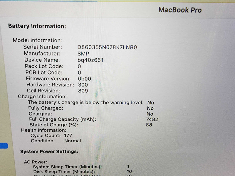 Apple Macbook Pro 2019 16\\" 8-Core i9-9980HK @ 2.4GHz 64GB DDR4 1TB SSD Radeon Pro 5300M 4GB (