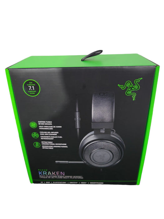 Razer Kraken Wired 7.1 Gaming Headset for PC/PS5/PS$/Switch/Xbox - Matte Blac !