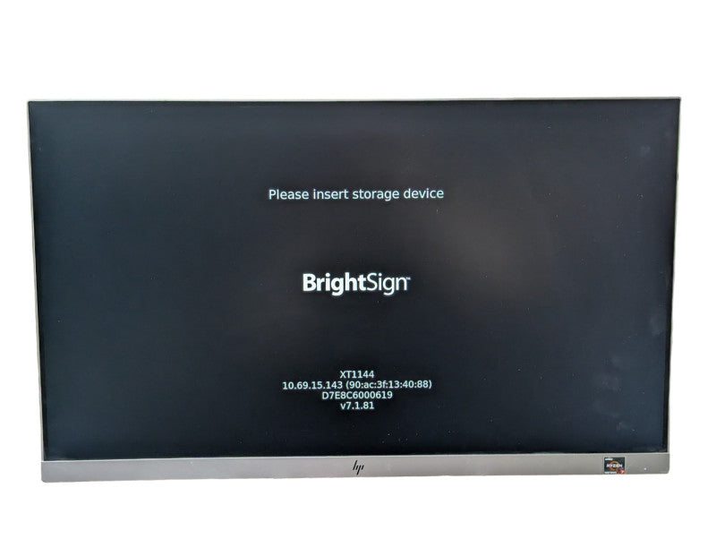 BrightSign XT4 XT1144 Digital Signage Player HDMI PoE Power  -