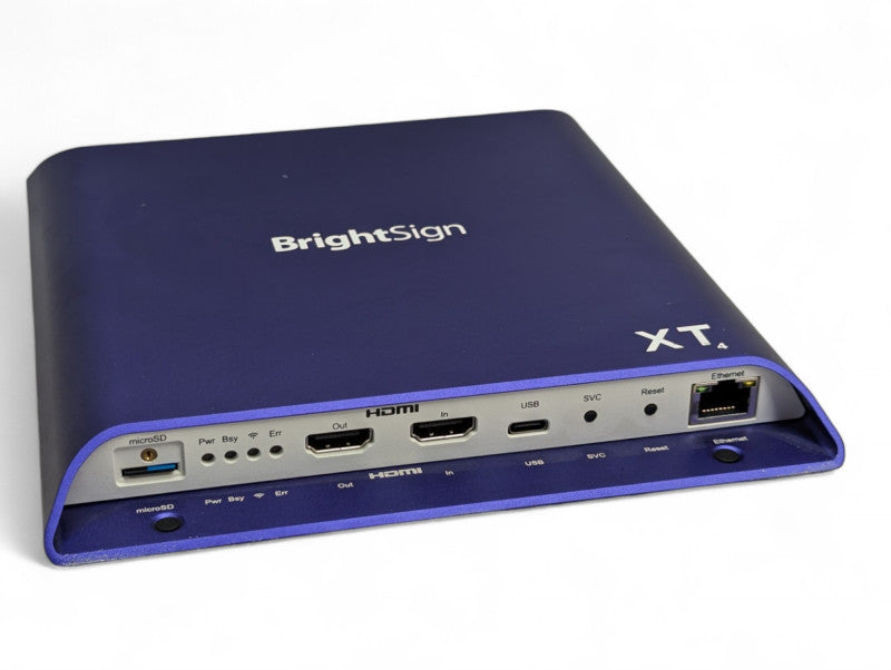 BrightSign XT4 XT1144 Digital Signage Player HDMI PoE Power  -