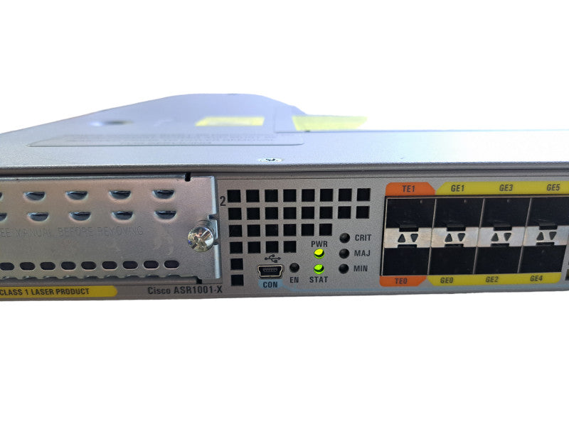 Cisco ASR1001-X Aggregate Service Router 6x SFP, 2x SFP+ Dual AC ADV SERV