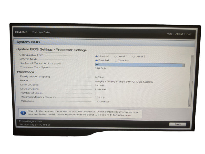 Dell PE T440 | Xeon Bronze 3104 | 48GB DDR4 | No HDD | No RAID