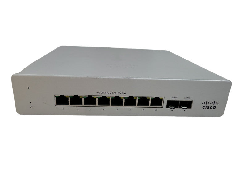 Cisco MS120-8FP | 10-Port Gigabit PoE Managed Ethernet Switch *UNCLAIMED !
