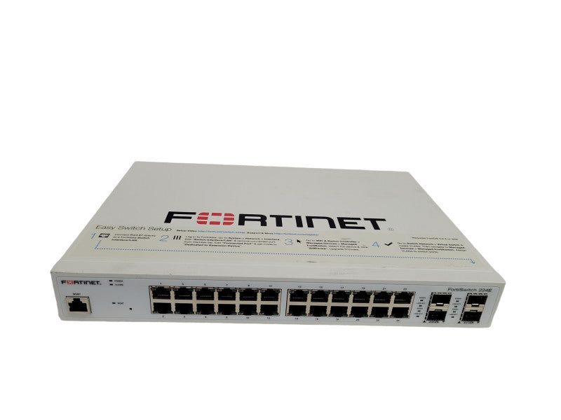 Fortinet FortiSwitch FS-224E-POE 24-Port Network Switch %