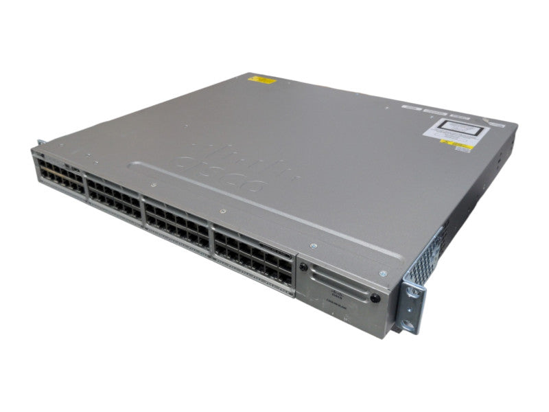 Cisco WS-C3850-48F-S, 48-Port Gigabit PoE+ Switch, 1x 715W PSU
