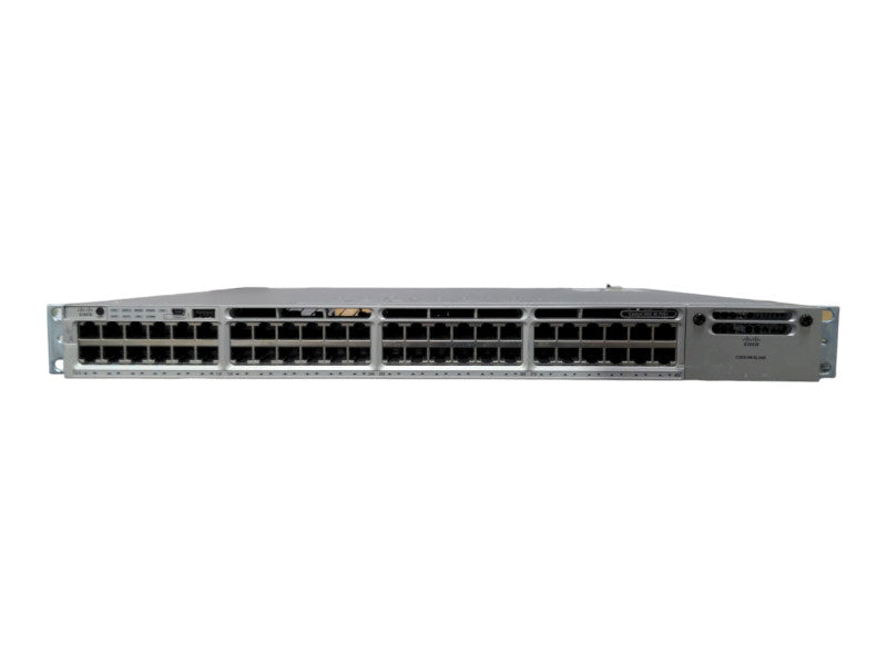 Cisco WS-C3850-48F-S, 48-Port Gigabit PoE+ Switch, 1x 715W PSU