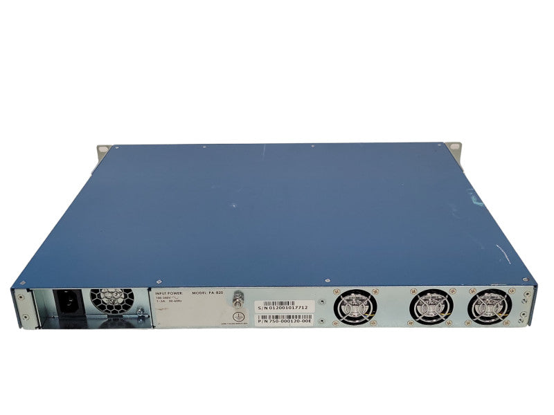 Palo Alto PA-820 firewall security appliance 750-000120-00E _