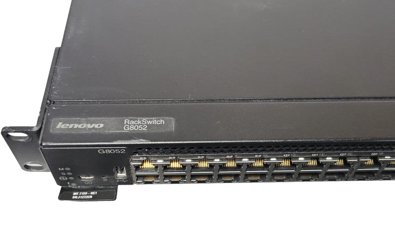 Lenovo RackSwitch G8052 7159-HC1 48x 1GbE RJ45 + 4x 10GbE SFP+ L3 Switch SEE _