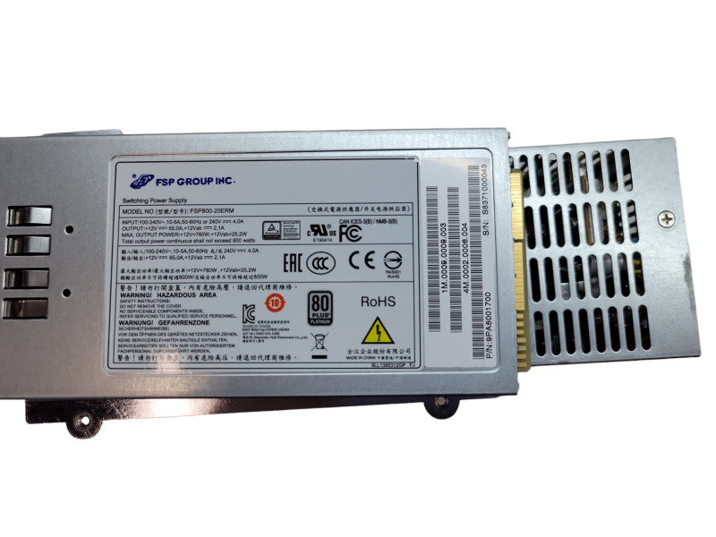 Modular Switching Power Supply Enclosure + 2x 800W 80+ Platinum PSU%