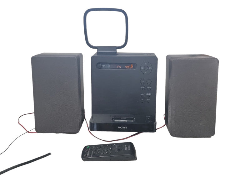 SONY CMT-LX20i Stereo System MP3 CD Player Radio iPod + Speakers Remote