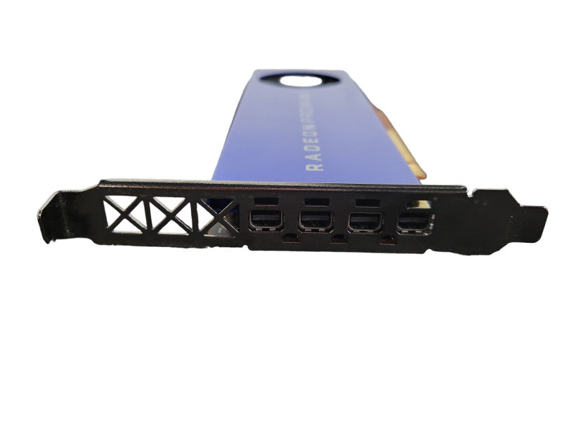 AMD Radeon Pro WX4100 Quad Mini-Displayport 4GB PCI-E Video Card !