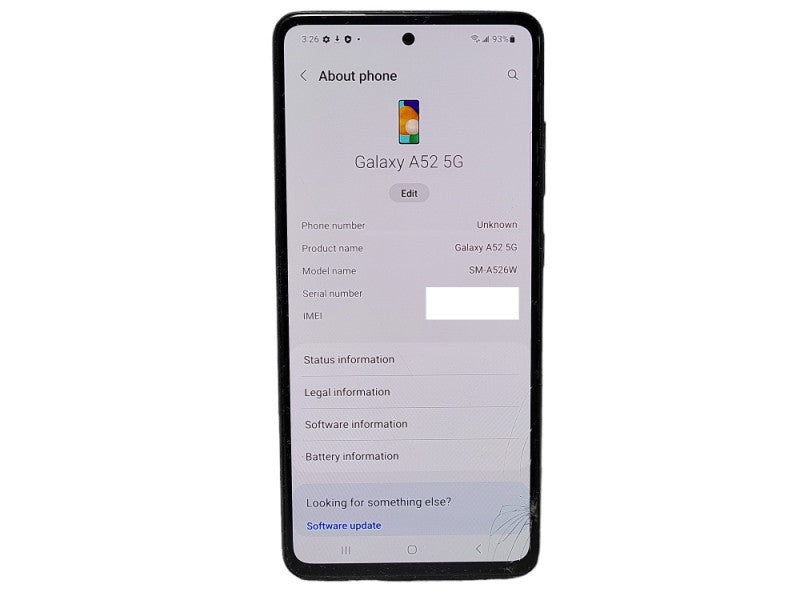 Samsung Galaxy A52 5G 128GB SM-A526W READ $