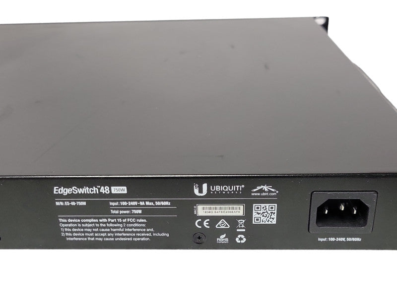 Ubiquiti Networks EdgeSwitch 48 750W ES-48-750W , READ _