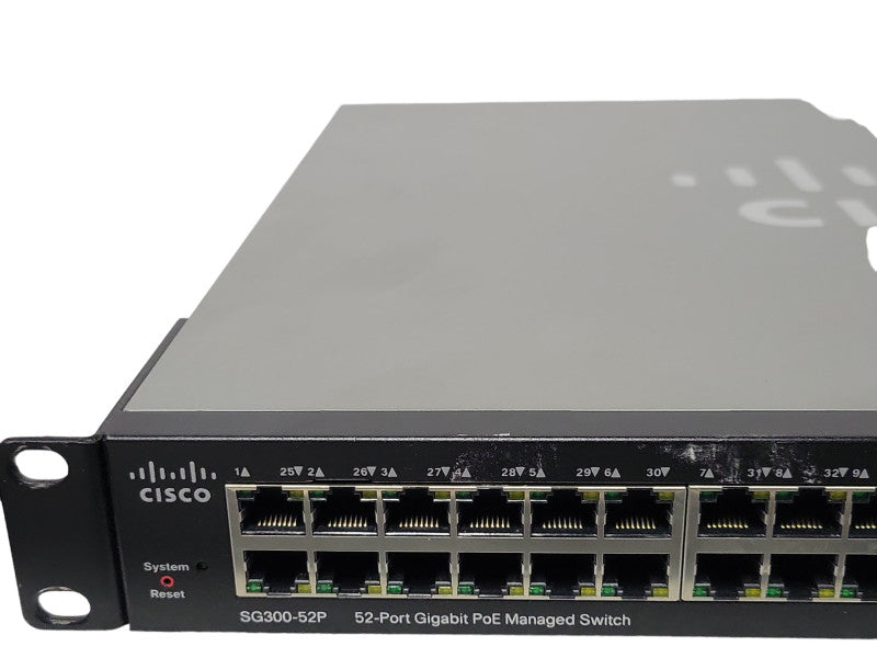 Cisco SG300-52P 52-Port Gigabit PoE Managed Switch SG300-52P _